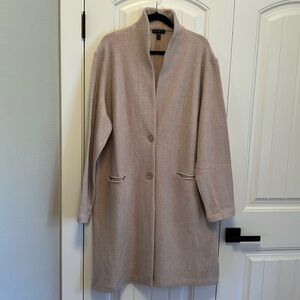 🆕 Tribal Oatmeal Mix Long Wool Coat - NWT